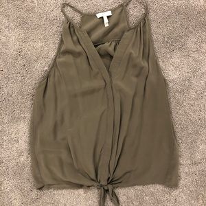 Joie silk green top